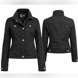 SKEA Black Ski Winter Jacket Womens Size 8/EU 40